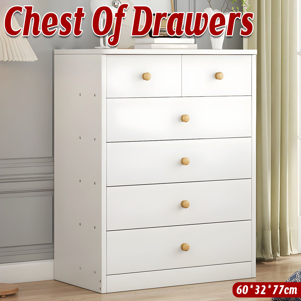 Multi-Layer Storage Cabinet with Drawers Space Saving