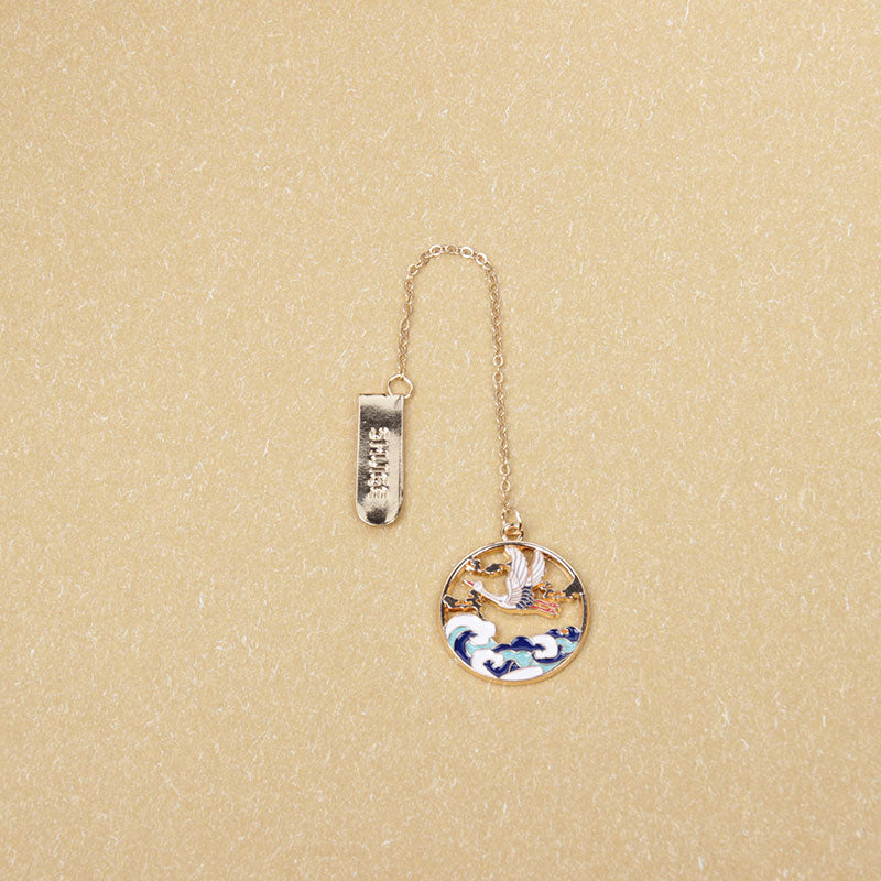 Metal Rabbit Bookmark with Tassel Pendant Retro Clip