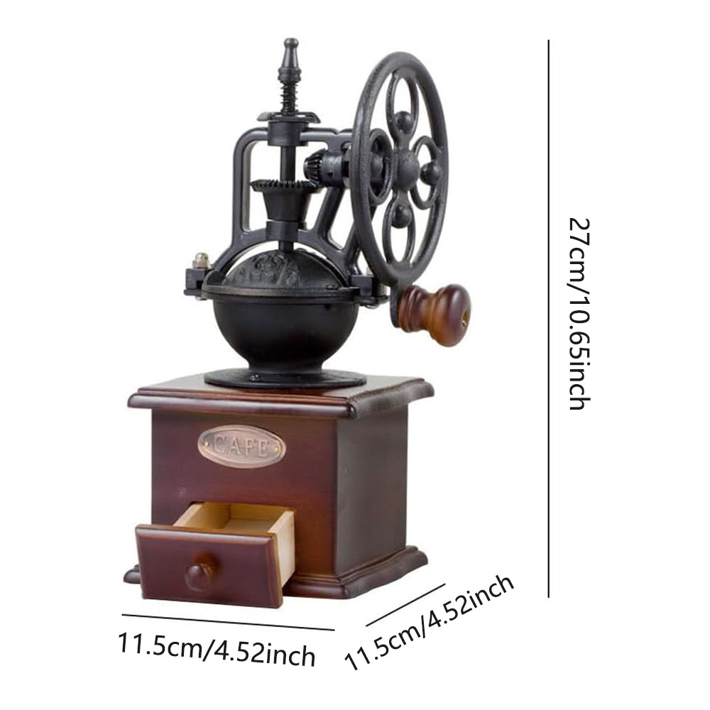 Wooden Manual Coffee Grinder with Ceramic Core