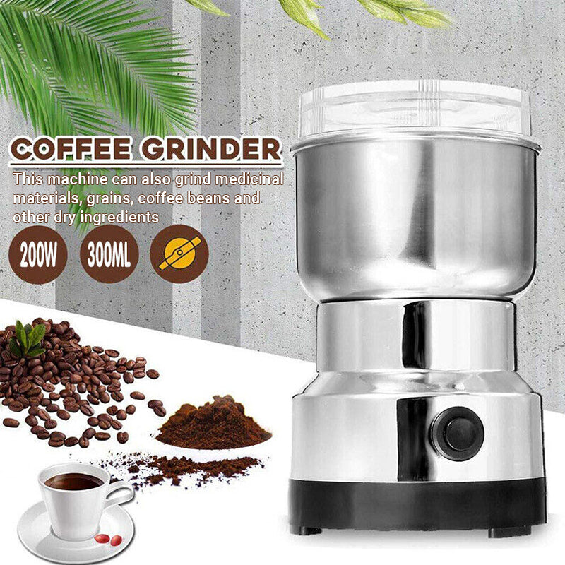 Electric Coffee Grinder Stainless Steel Bean Mill