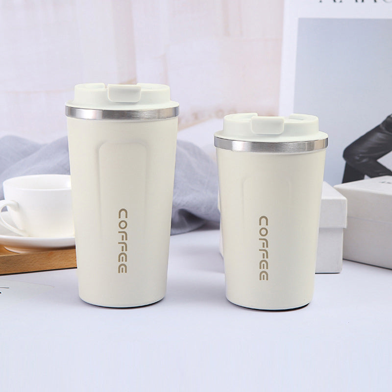 Insulated Coffee Mug Travel Cup Stainless Steel Flask 380ml 510ml Reusable