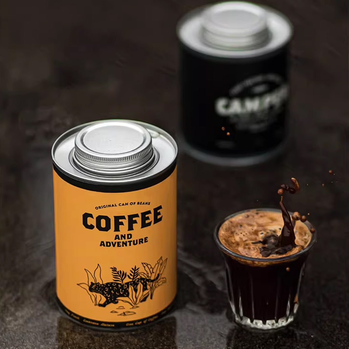 Airtight Coffee Bean Can with Breathing Valve