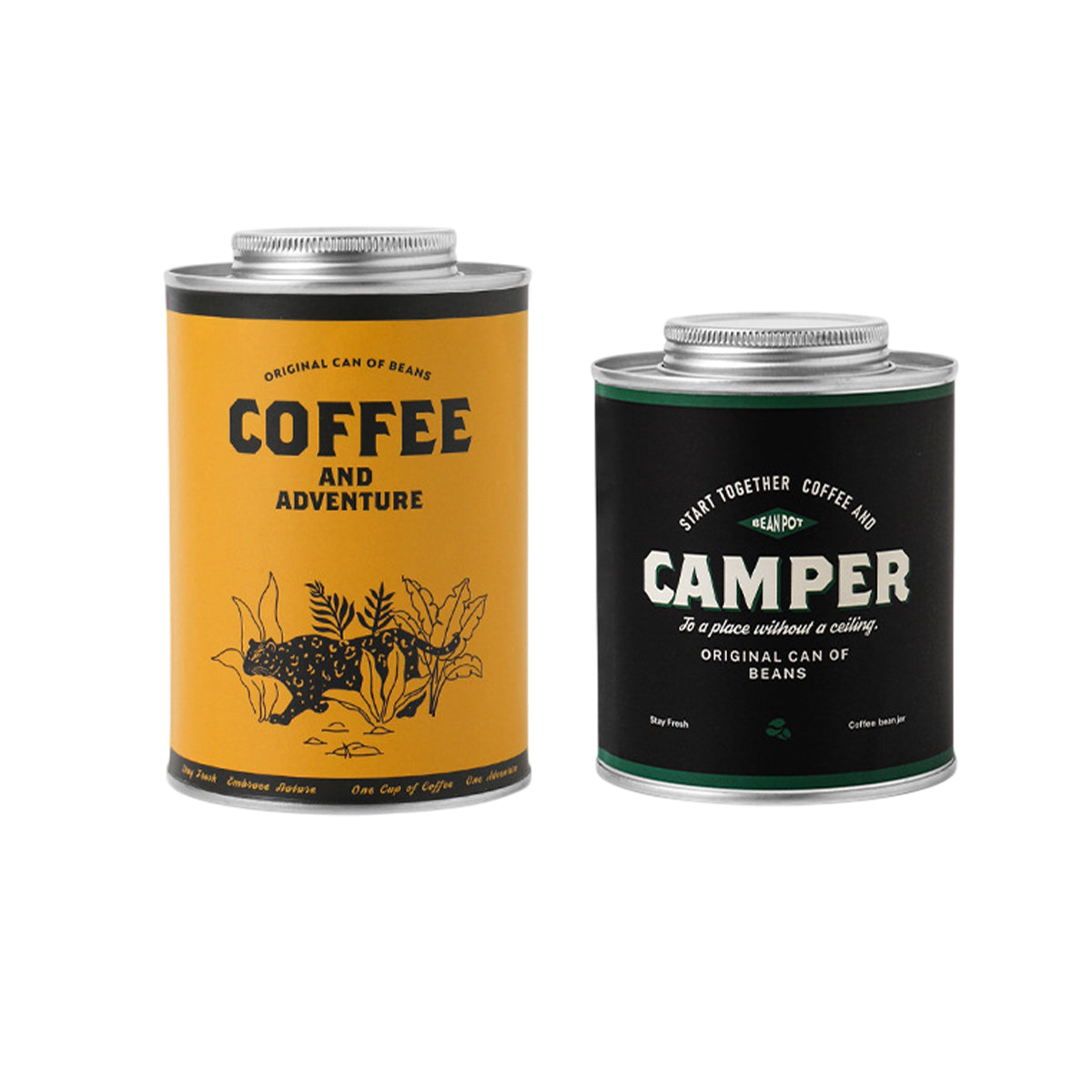 Airtight Coffee Bean Can with Breathing Valve