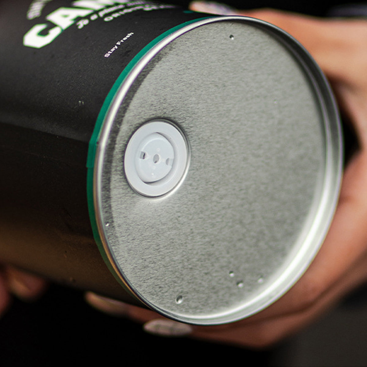 Airtight Coffee Bean Can with Breathing Valve