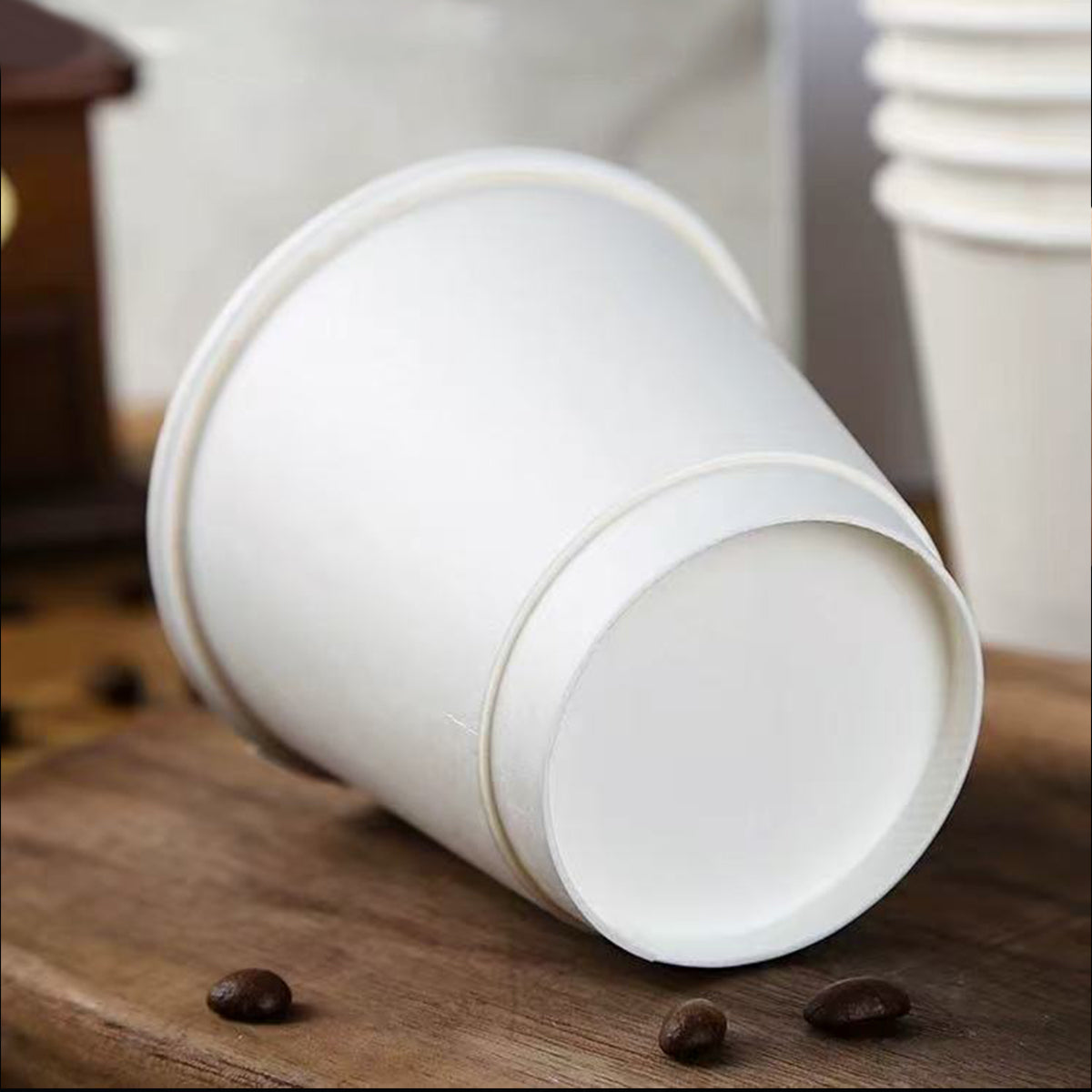 50 Pcs Disposable Takeaway Coffee Cups Double Wall Heat Resistant
