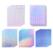 30 Pcs Laser Film Stickers Self-Adhesive Waterproof 7 Colours