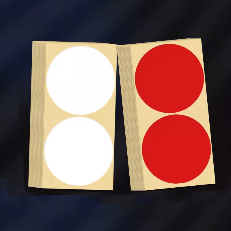100mm Round Label Stickers Self Adhesive in 13 Colours