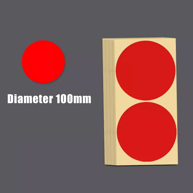 100mm Round Label Stickers Self Adhesive in 13 Colours