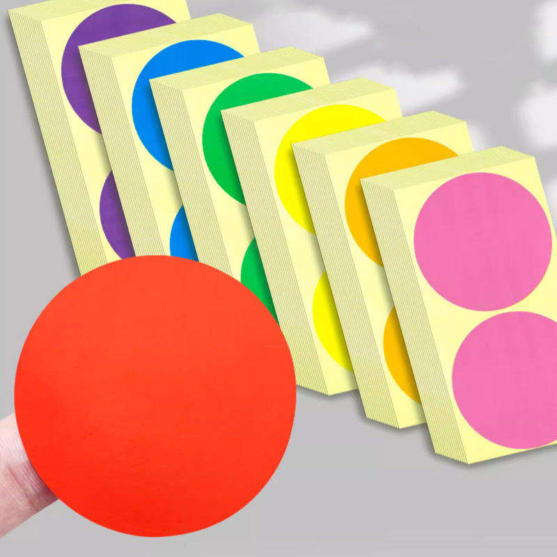 100mm Round Label Stickers Self Adhesive in 13 Colours