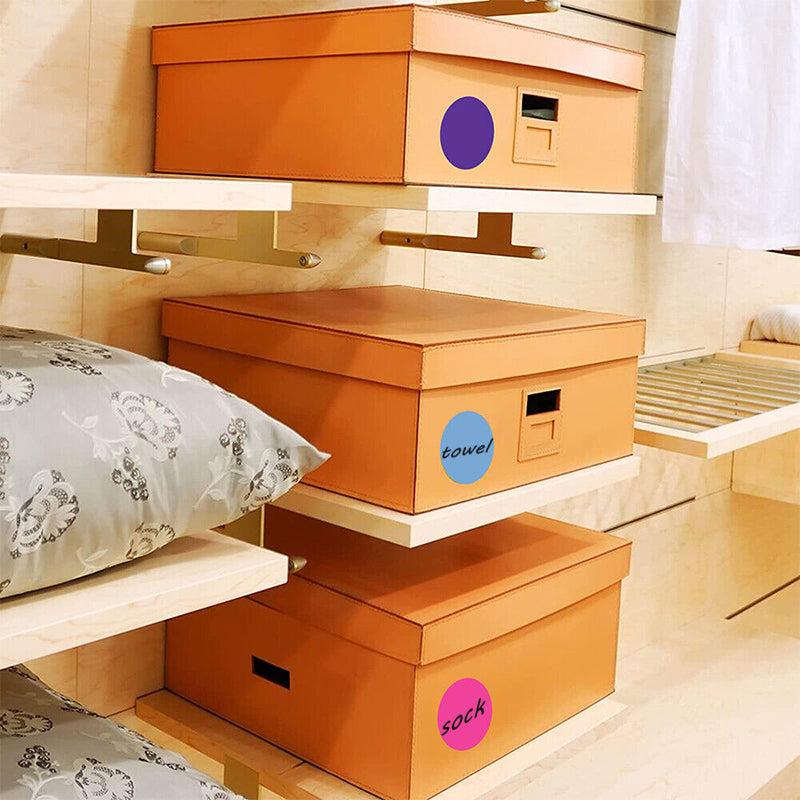 100mm Round Label Stickers Self Adhesive in 13 Colours