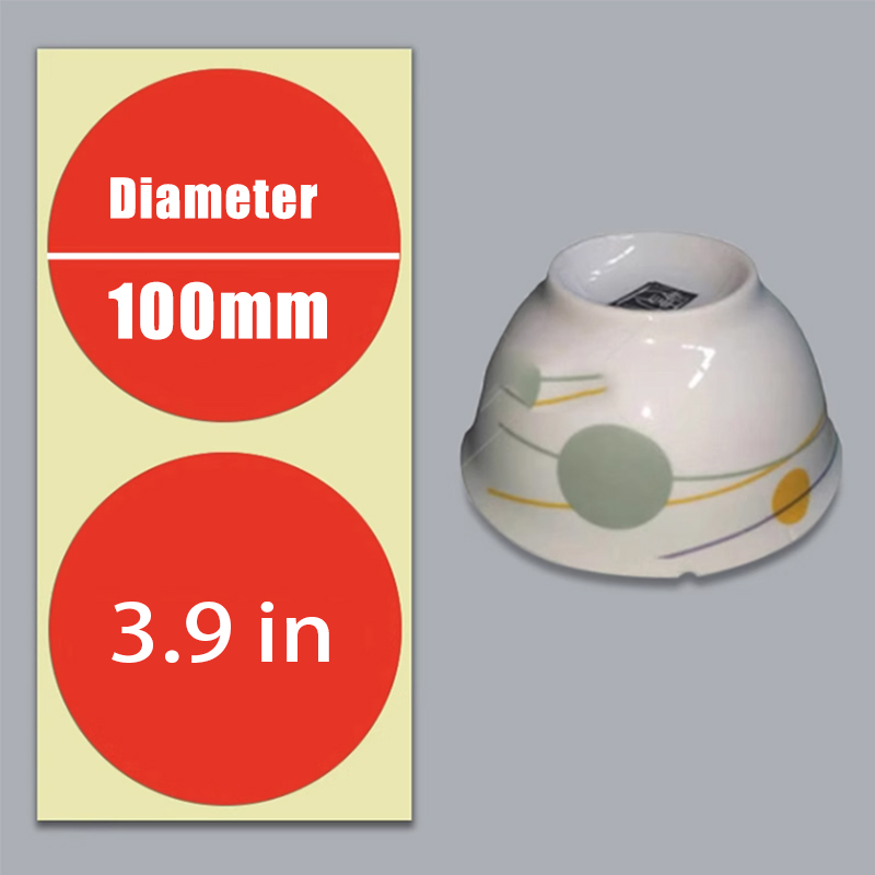 100mm Round Label Stickers Self Adhesive in 13 Colours