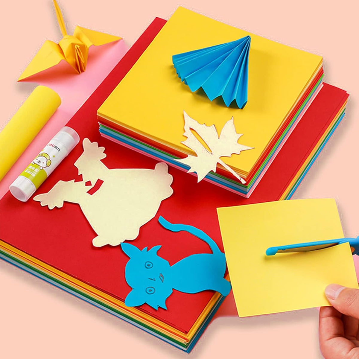 A4 80gsm Coloured Paper Pack for Craft Printing