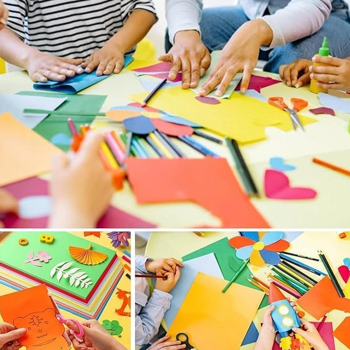 A4 80gsm Coloured Paper Pack for Craft Printing