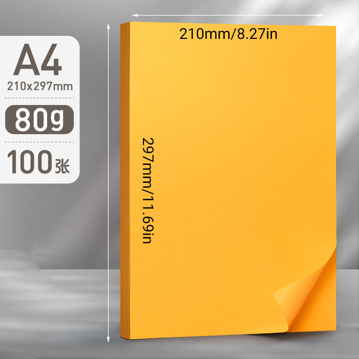 A4 80gsm Coloured Paper Pack for Craft Printing