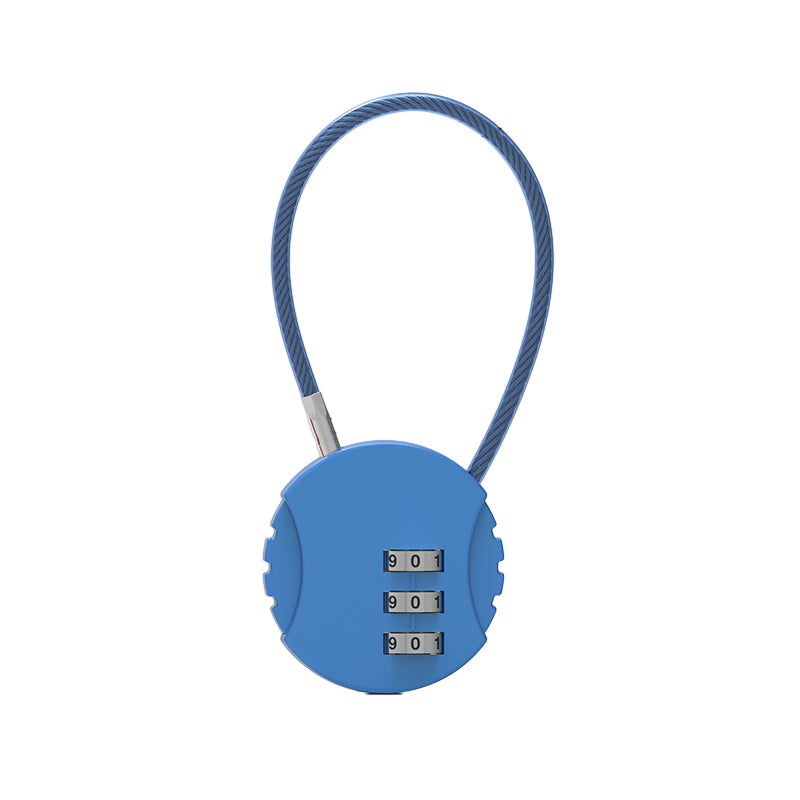 Combination Padlock 3 Digit Long Neck Luggage Lock for Bags and Lockers