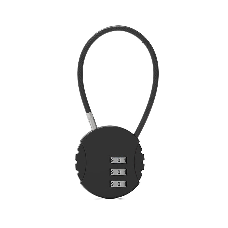 Combination Padlock 3 Digit Long Neck Luggage Lock for Bags and Lockers