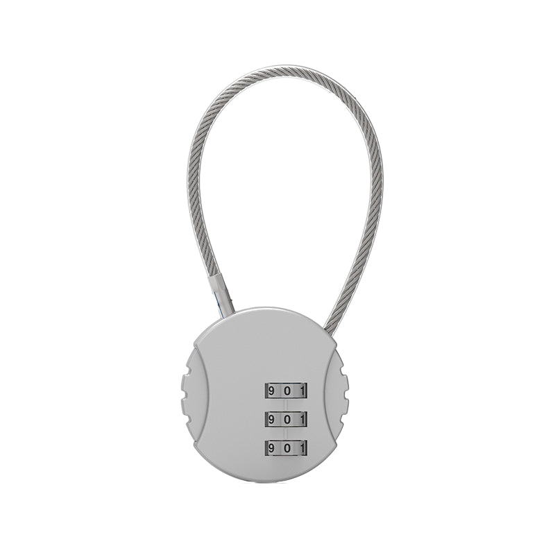 Combination Padlock 3 Digit Long Neck Luggage Lock for Bags and Lockers