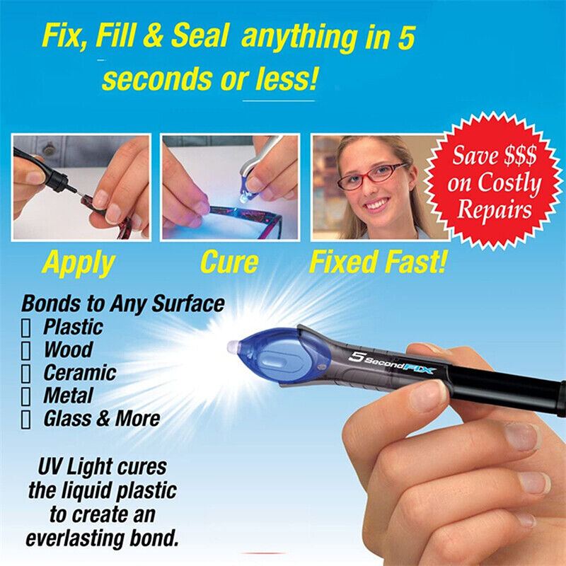 UV Light Liquid Welding Kit 5 Second Fix Repair