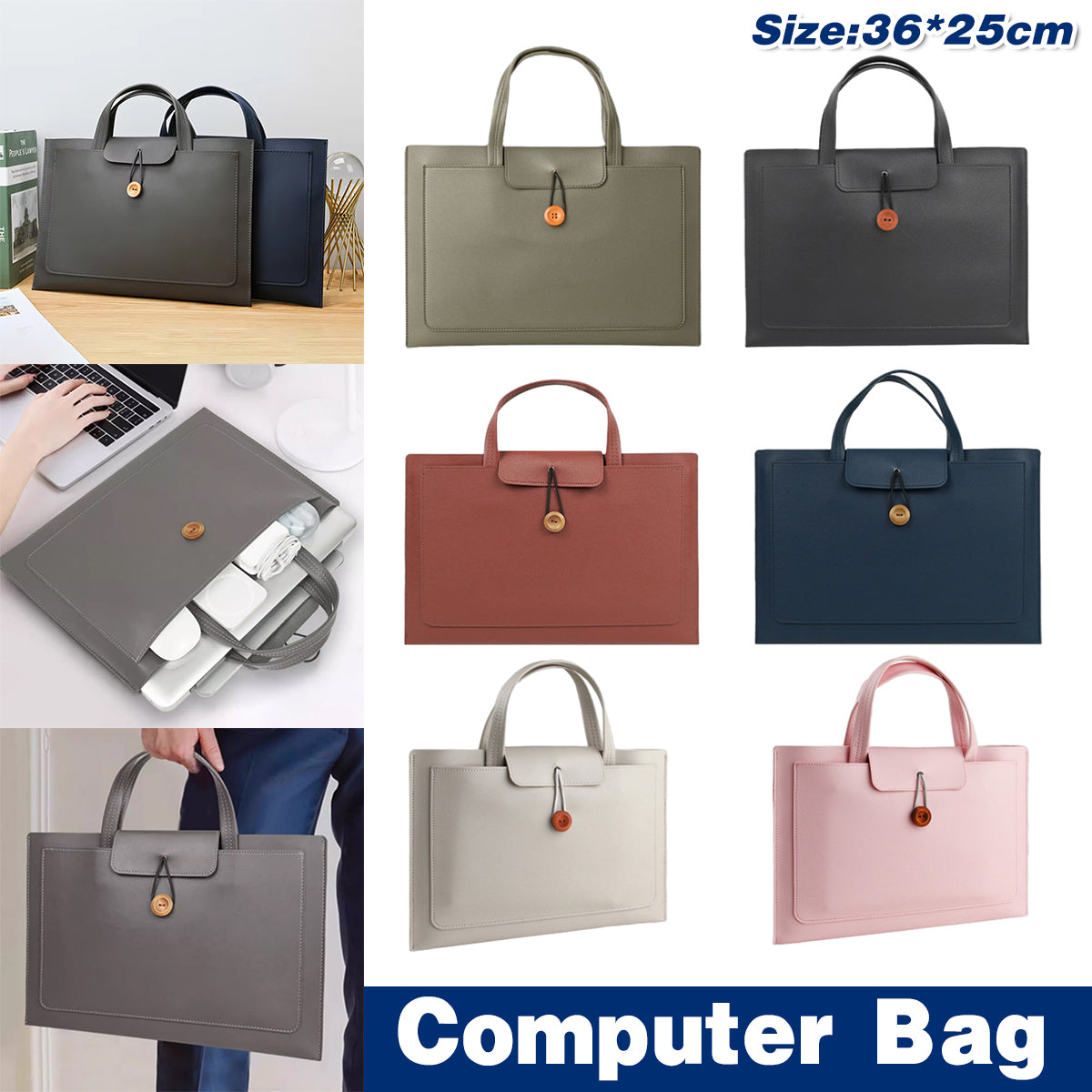 Laptop Bag Computer Sleeve Protective Case for Work Travel