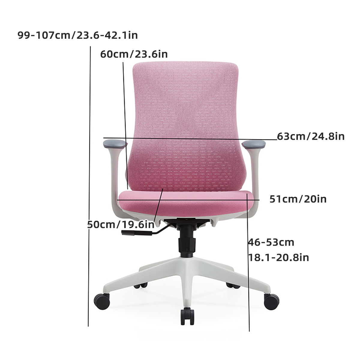 Ergonomic Office Chair with Adjustable Height