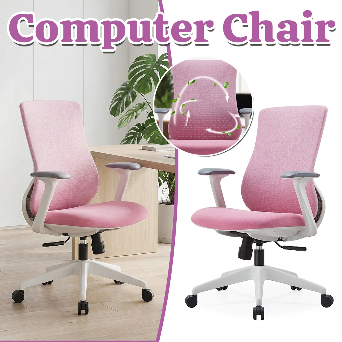Ergonomic Office Chair with Adjustable Height