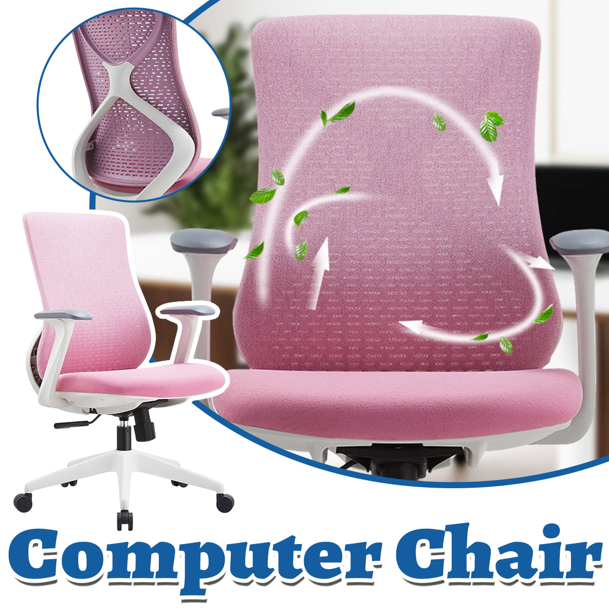 Ergonomic Office Chair with Adjustable Height