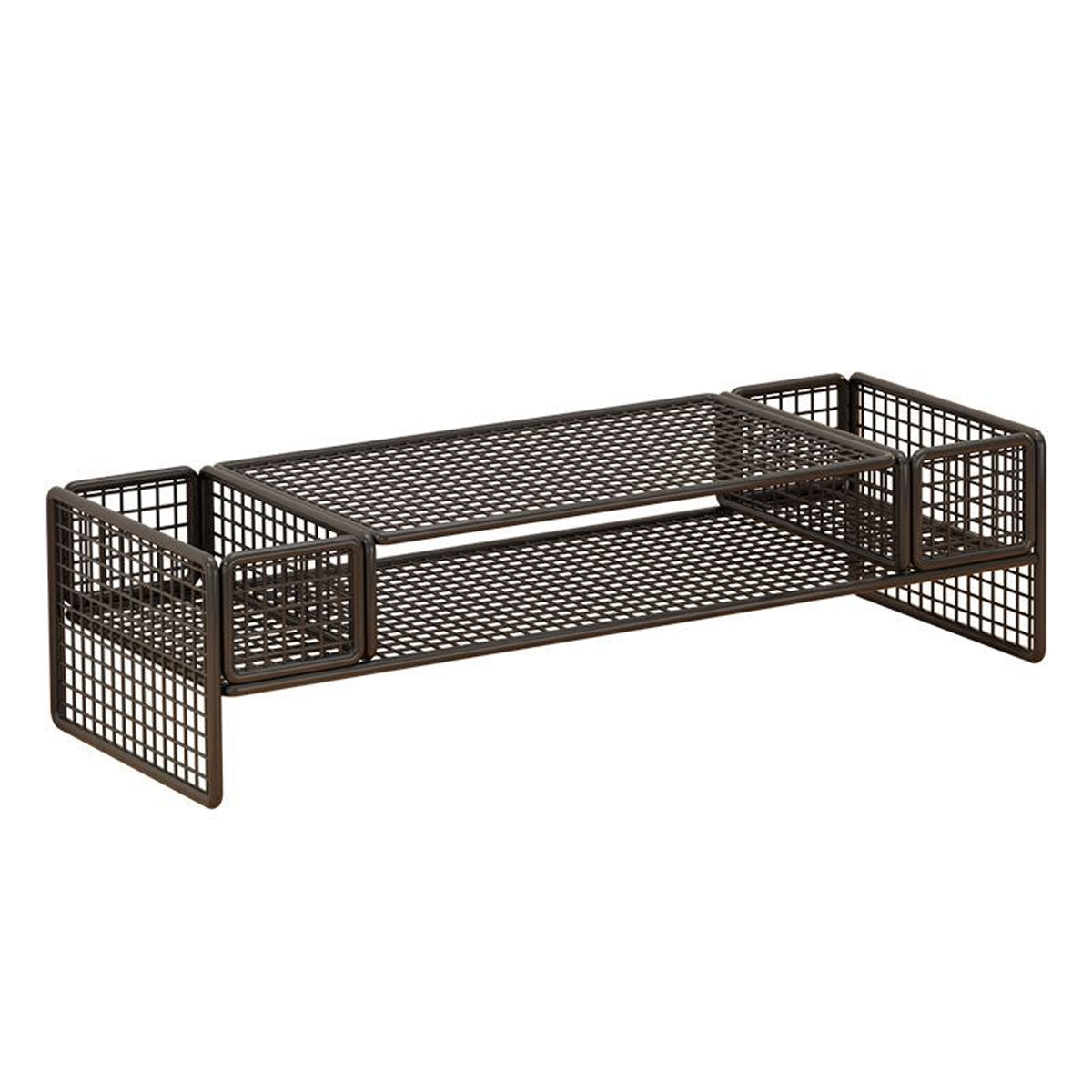 Monitor and Laptop Riser Stand with Storage Compartment