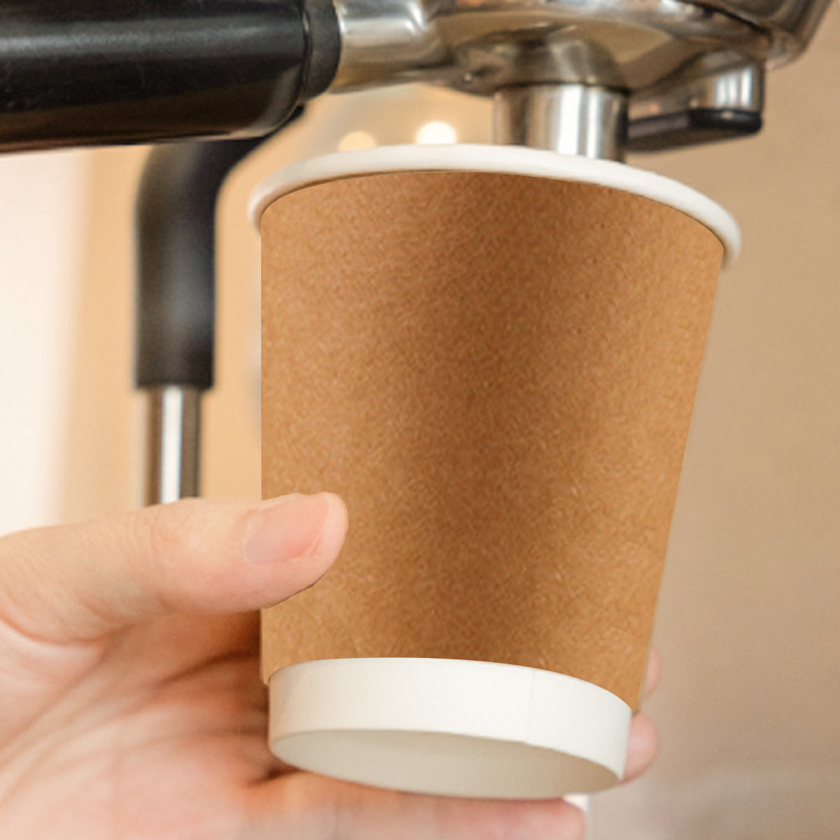 50pcs Disposable 300ml Coffee Cups for Takeaway