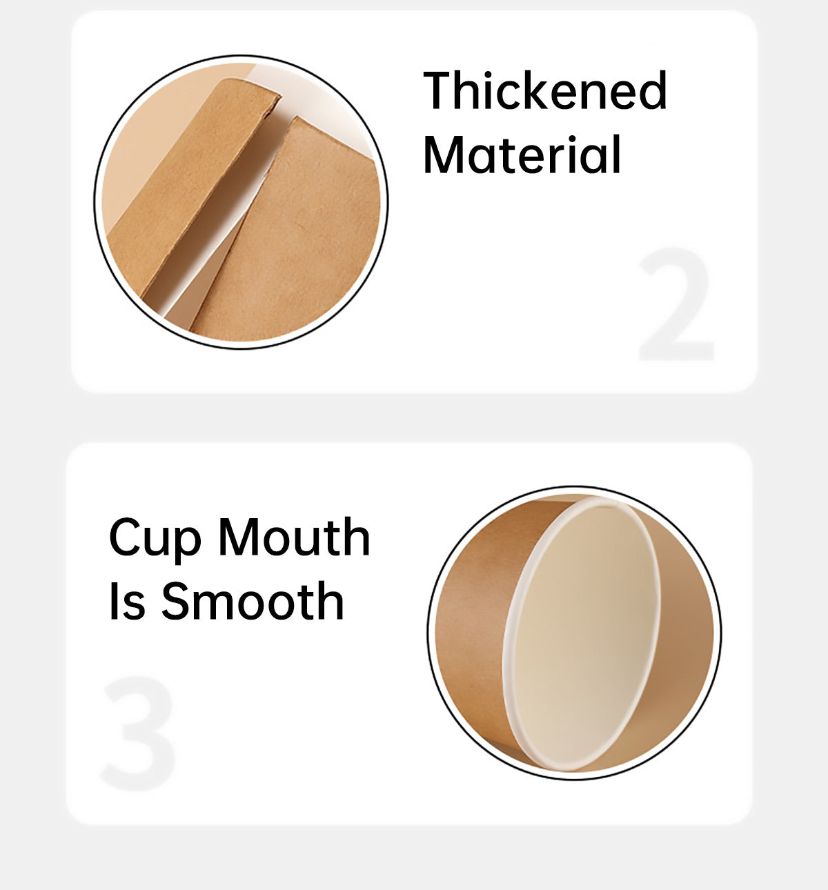 50 Pcs Disposable Takeaway Coffee Cups Double Wall Heat Resistant