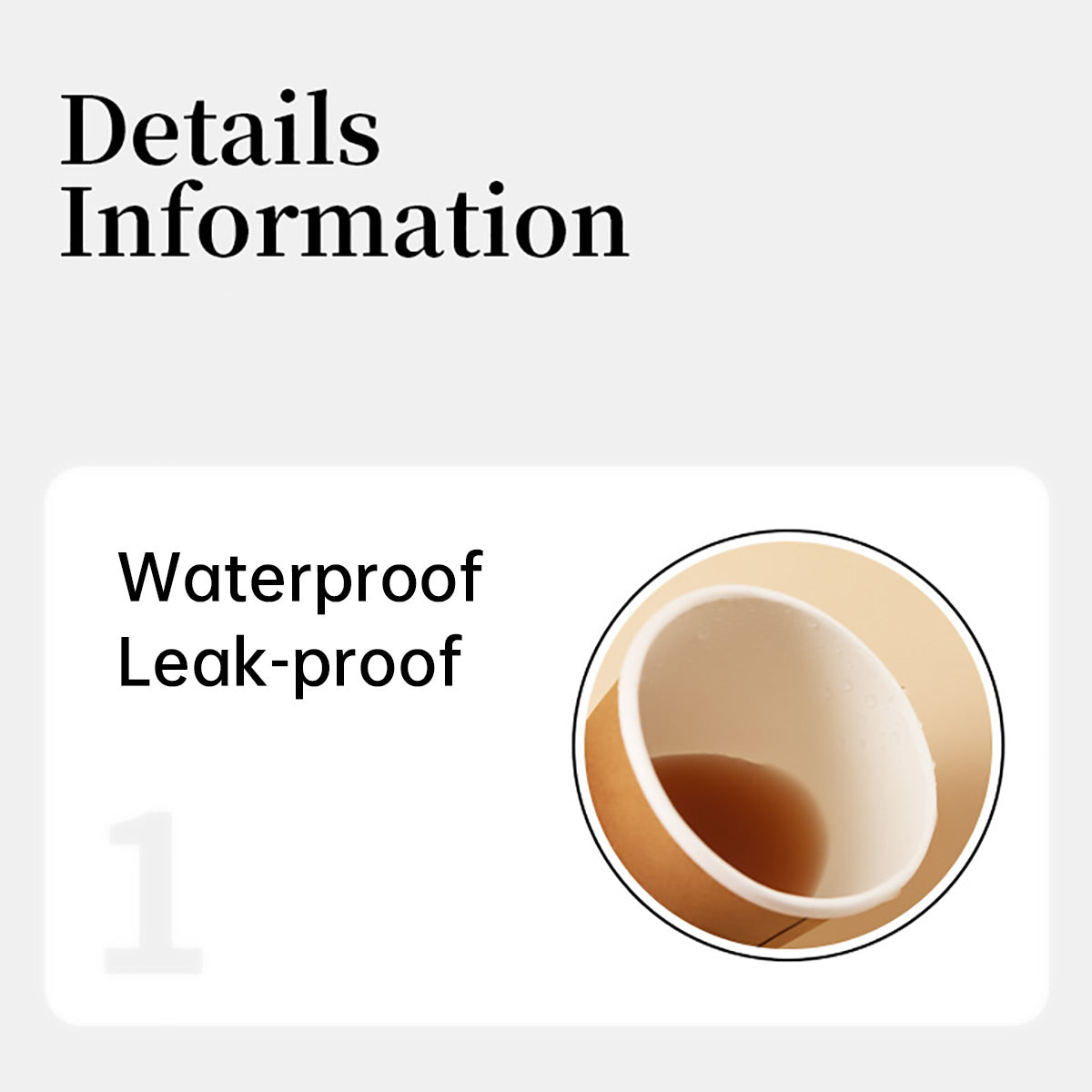 50 Pcs Disposable Takeaway Coffee Cups Double Wall Heat Resistant