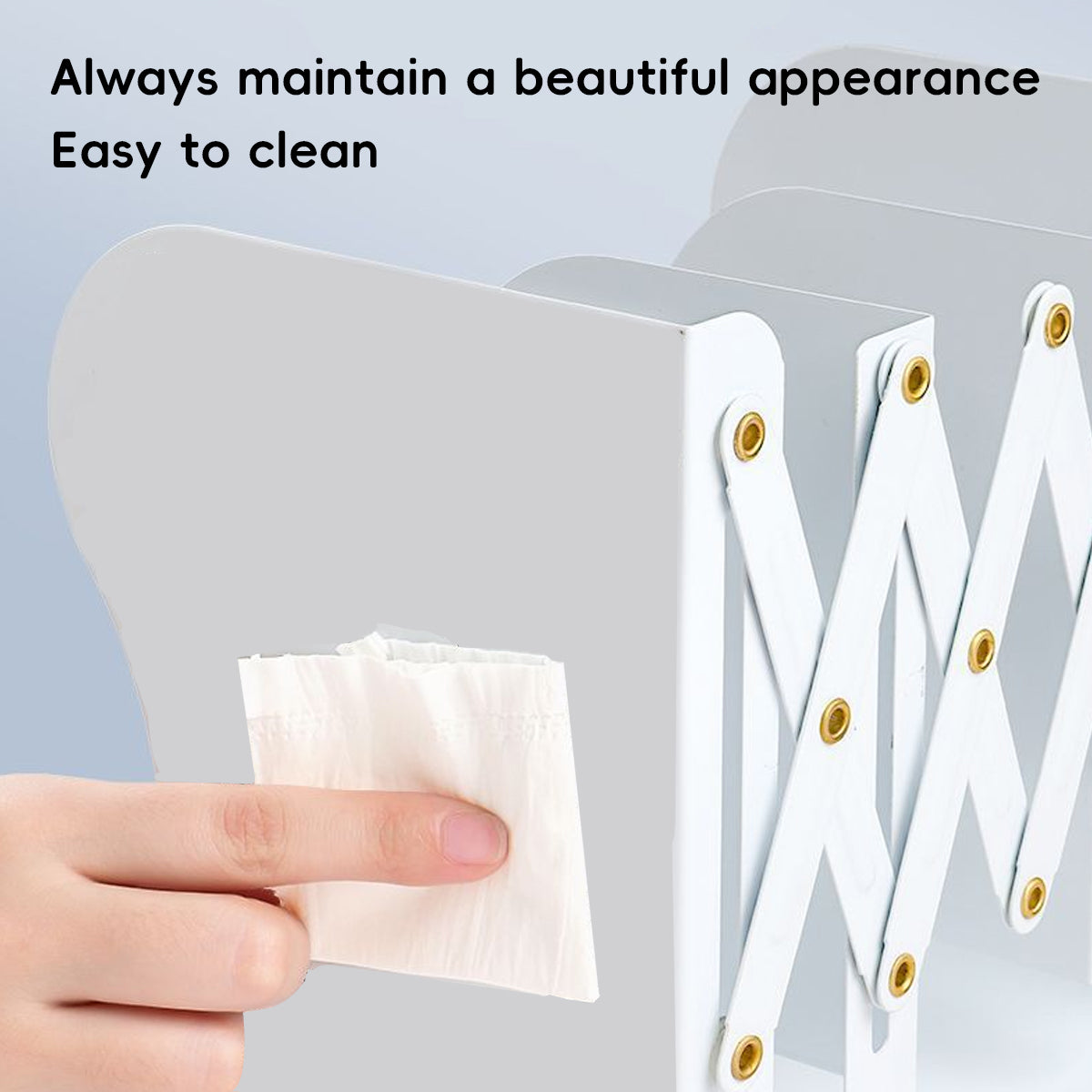 Extendable Metal Desktop Book Storage Rack