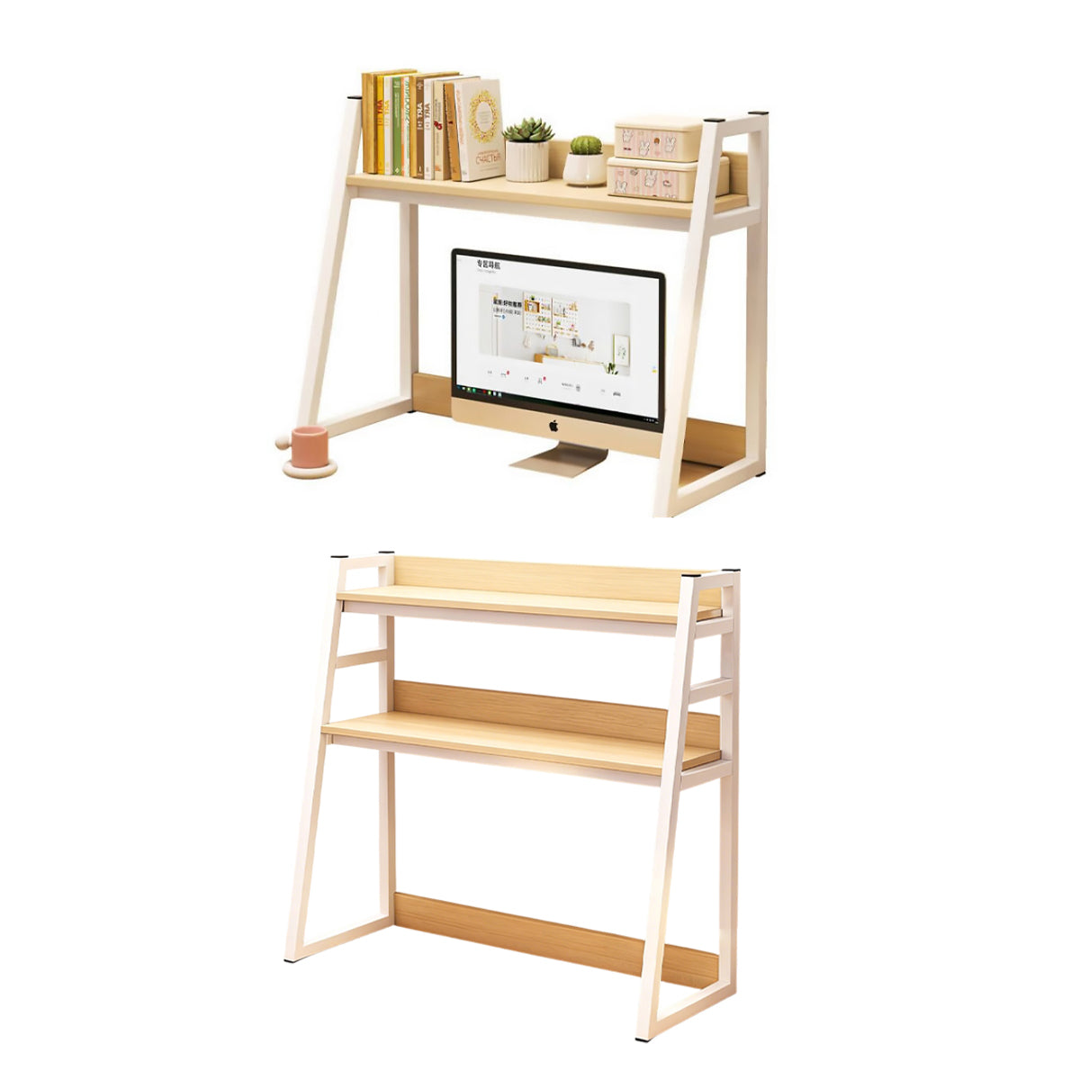 Desktop Storage Shelf Rack 2 or 3 Tier for Office
