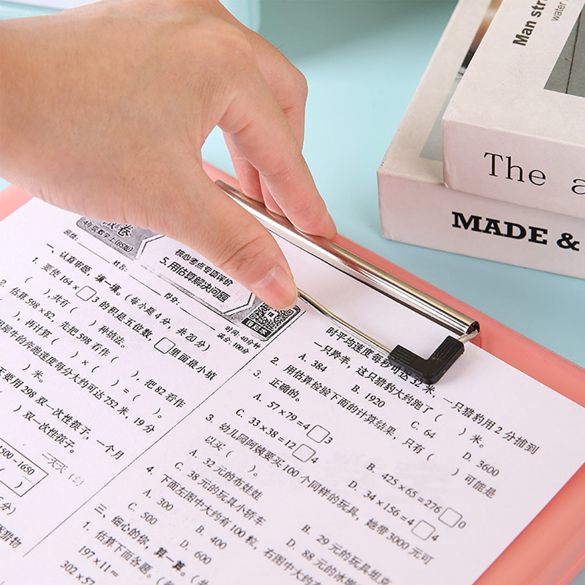 4 Pcs Transparent Document Storage Box Plastic Organizer