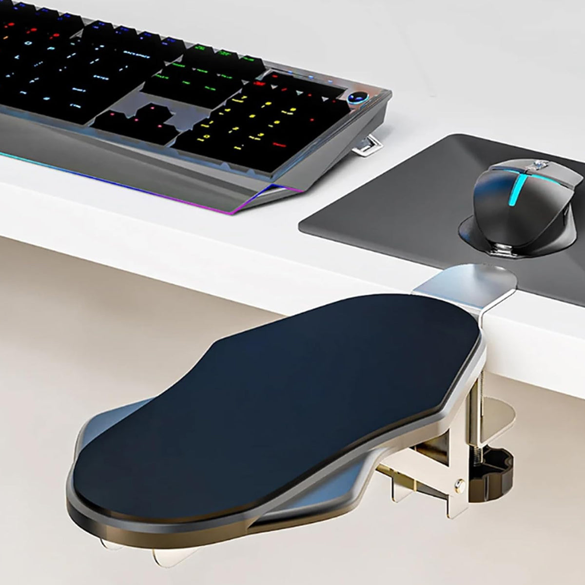 Computer Desk Elbow Rest Extension Rack Adjustable Support