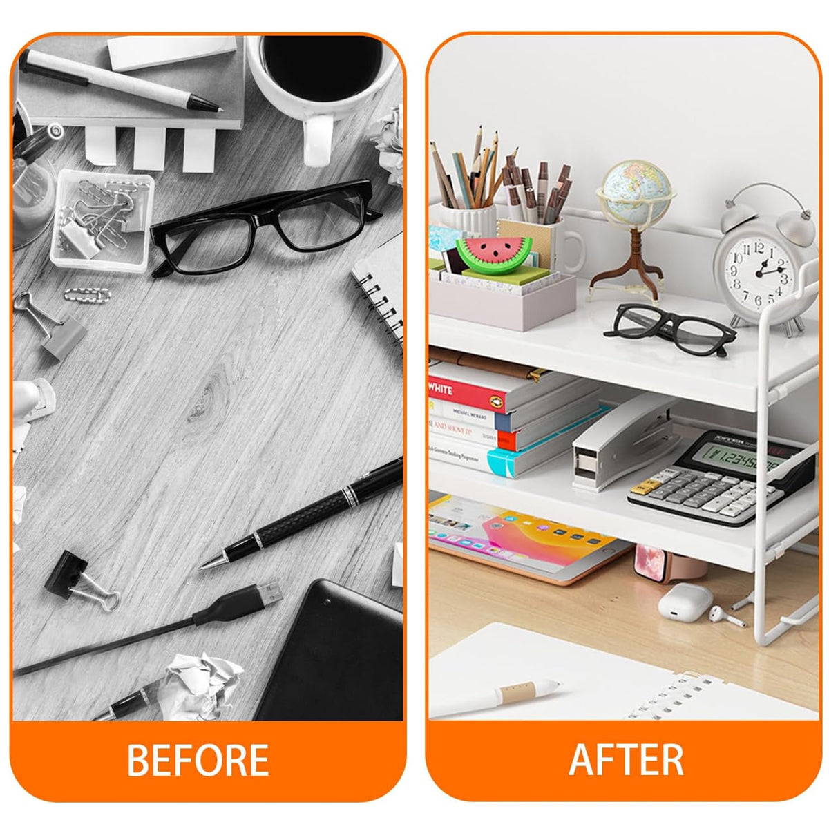 Double-Layer Desktop Storage Rack