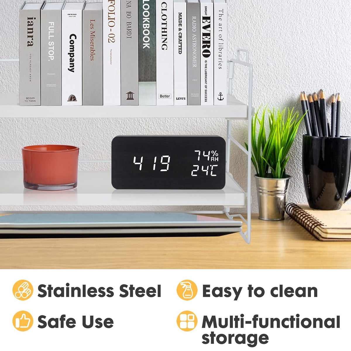 Double-Layer Desktop Storage Rack