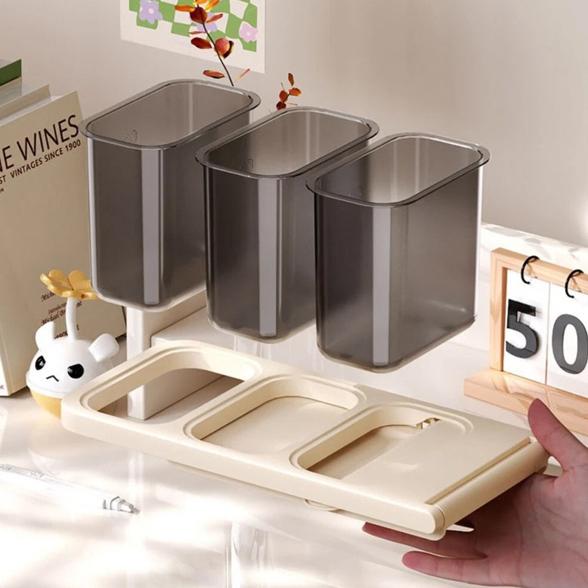 3-Tier Student Desktop Storage Box School Supplies