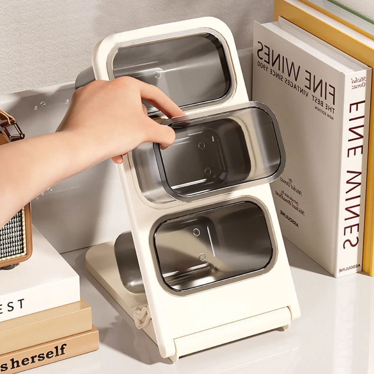 3-Tier Student Desktop Storage Box School Supplies