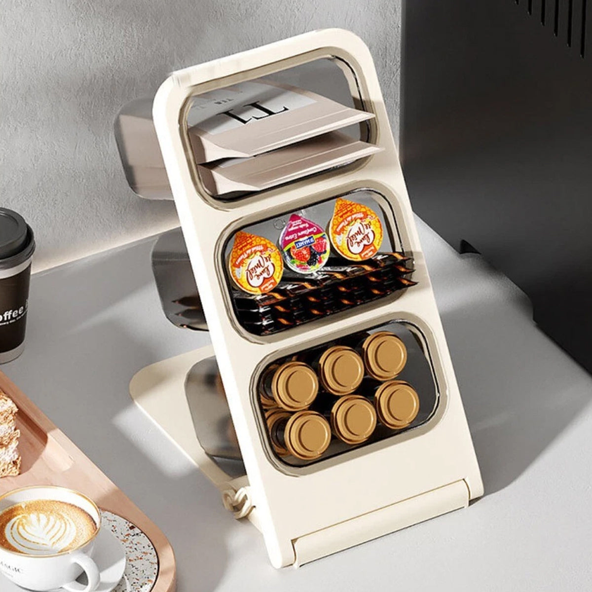 3-Tier Student Desktop Storage Box School Supplies