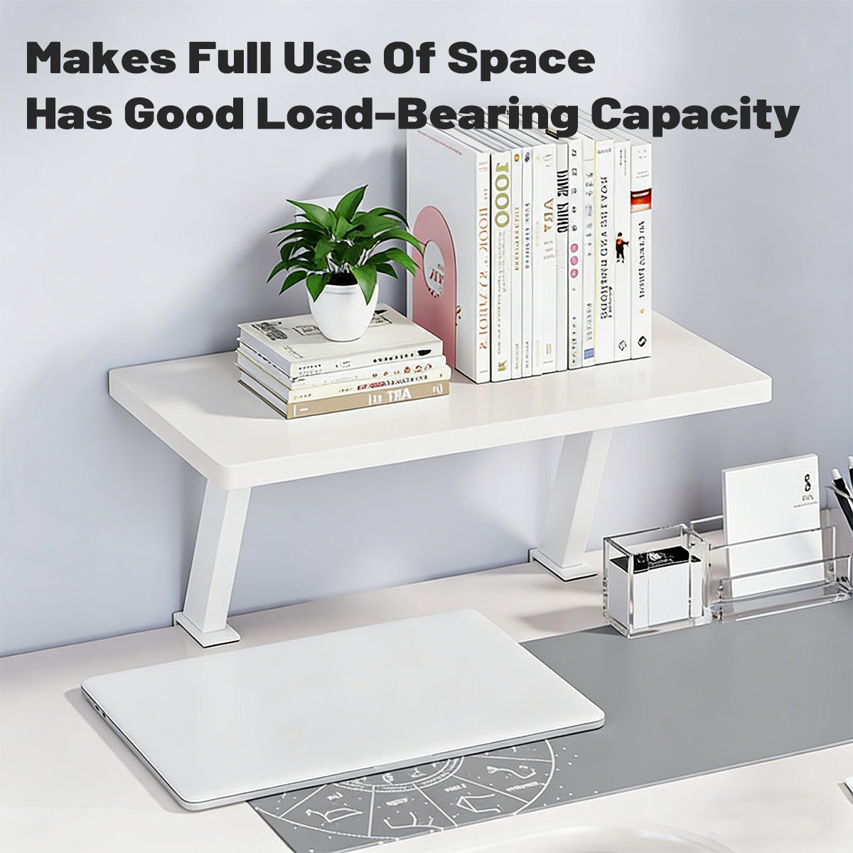 Desktop Riser Shelf Monitor Laptop Desk Organizer