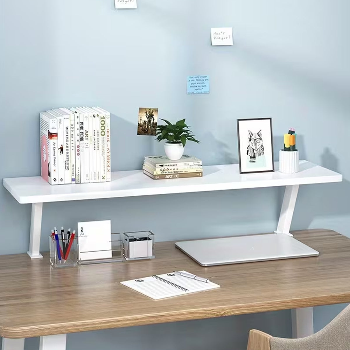 Desktop Riser Shelf Monitor Laptop Desk Organizer