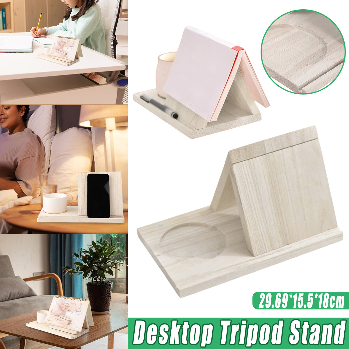 Adjustable Folding Desktop Phone and Tablet Stand Holder