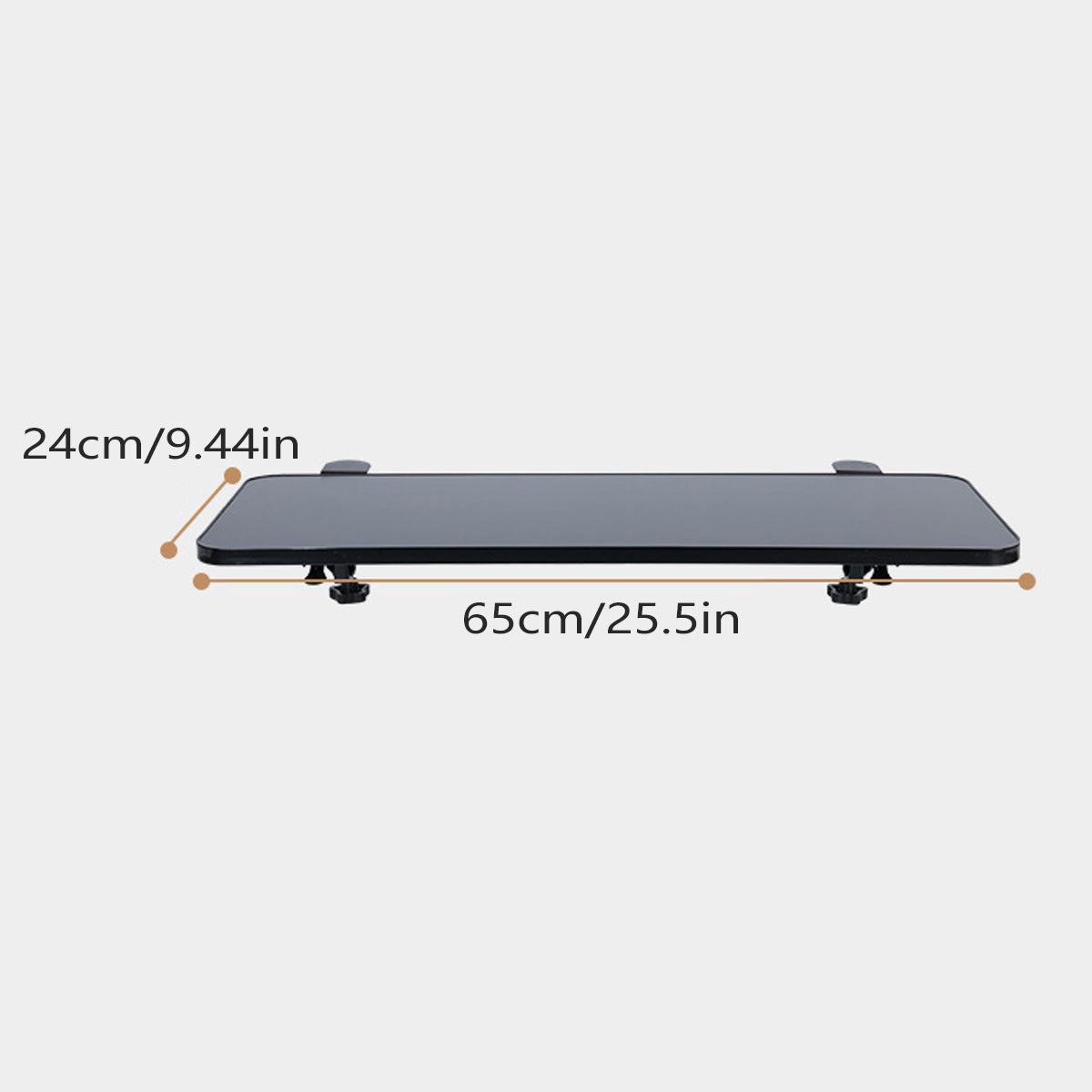 Foldable Desktop Extension Board with Clamp