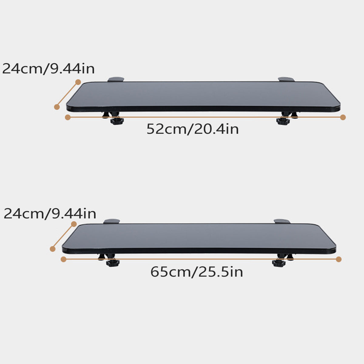 Foldable Desktop Extension Board with Clamp