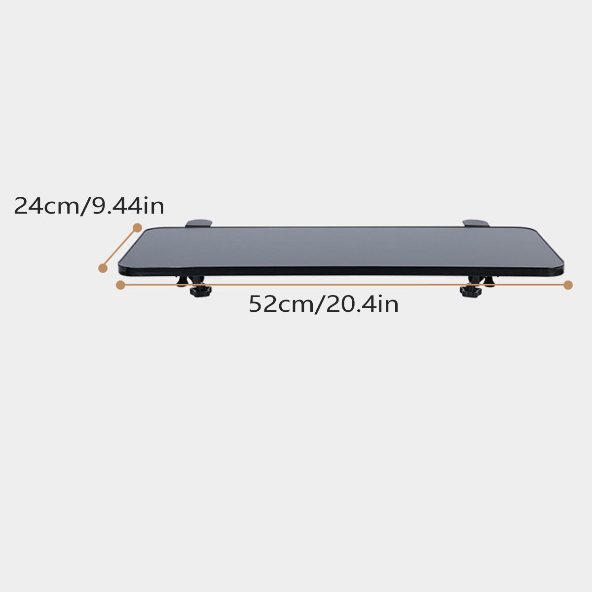 Foldable Desktop Extension Board with Clamp