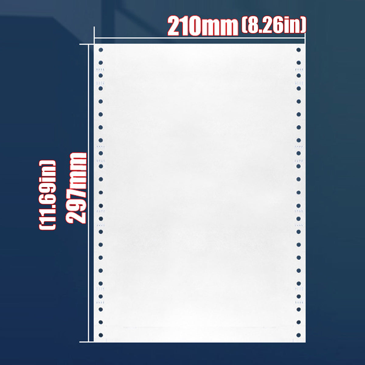 2 Reams A4 Dot Matrix Printer Paper 2000 Sheets