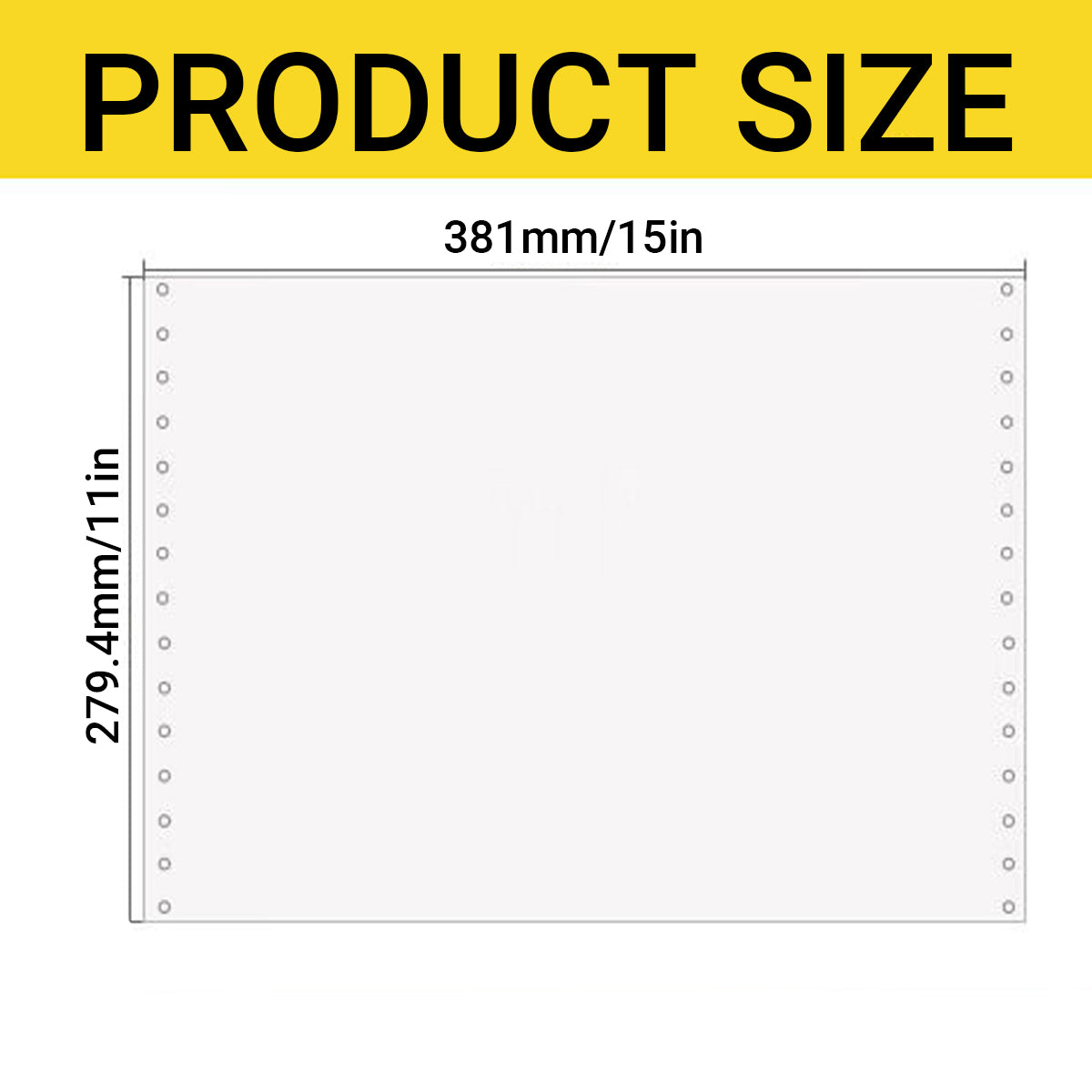 2000 Sheets A3 Dot Matrix Printer Paper Invoices