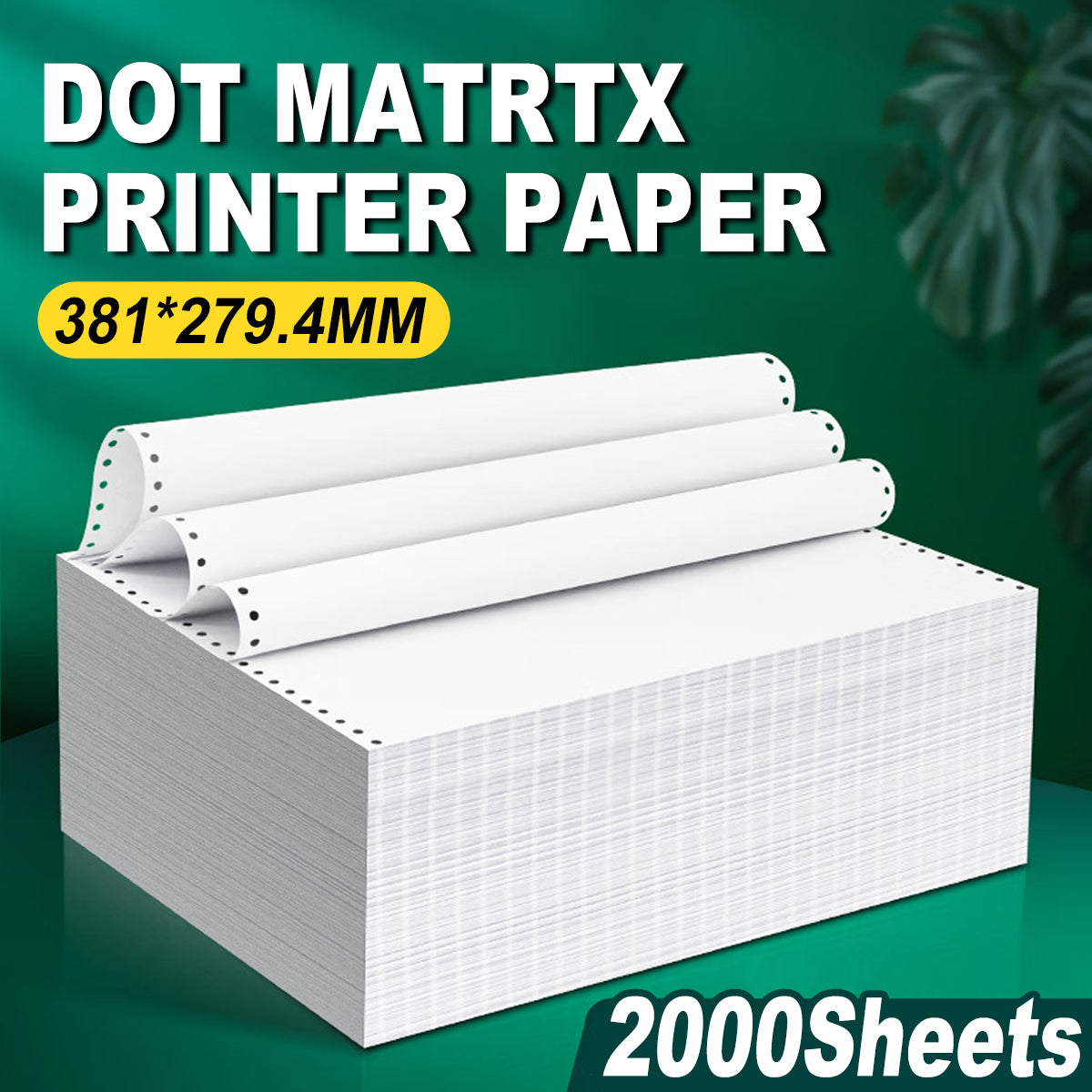2000 Sheets A3 Dot Matrix Printer Paper Invoices