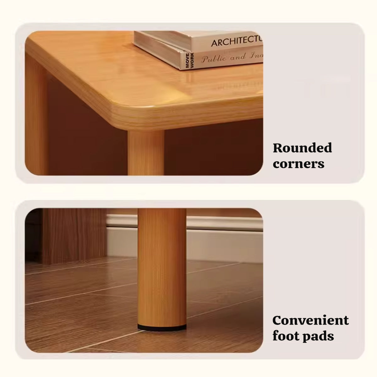 Minimalist Double-Layer Sofa Side Table