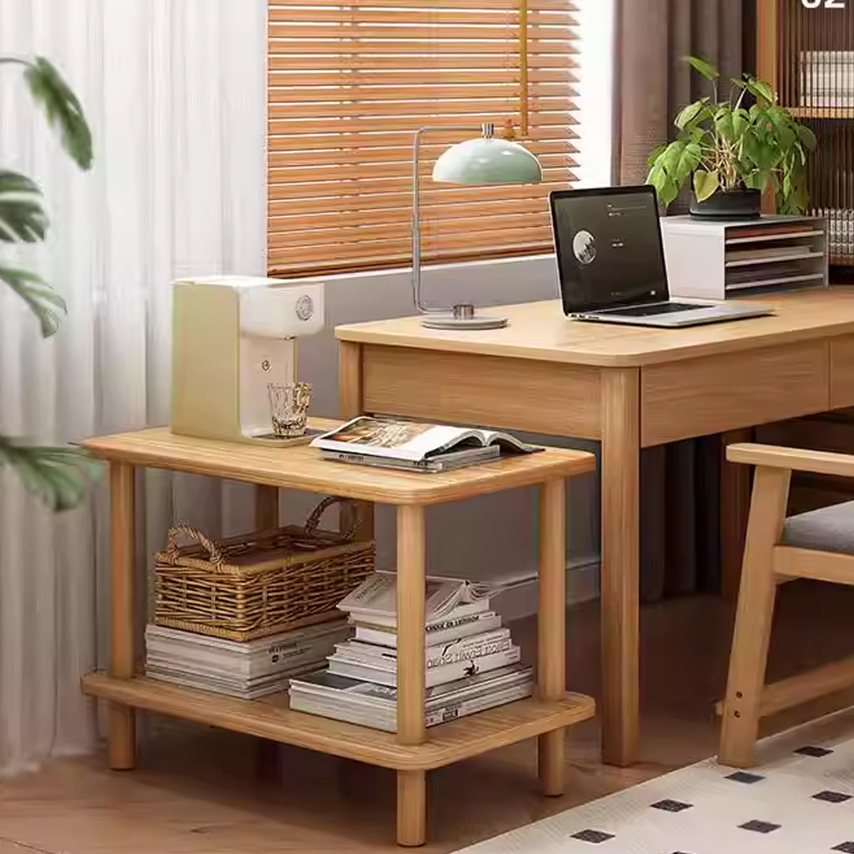 Minimalist Double-Layer Sofa Side Table
